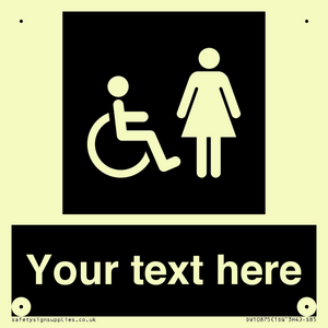 Custom information: black panel disabled and female